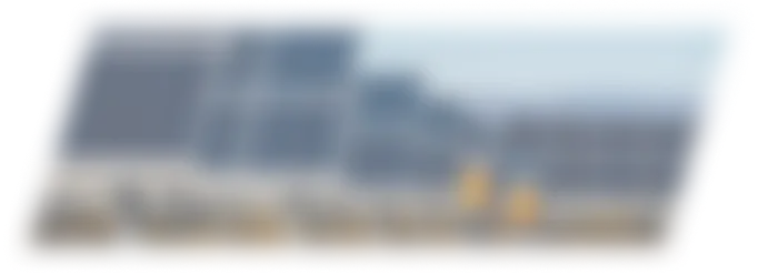 Shadow of industrial installations